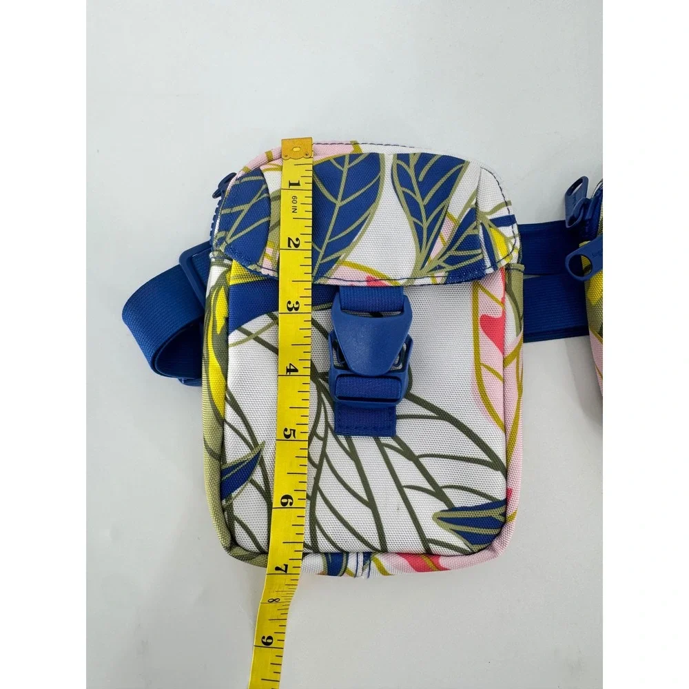 Vera Bradley Belt Bag Women One‎ Size Blue Rain Forest Leaves ReActive Sling